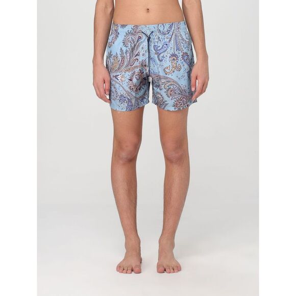 Etro Swimsuit Men Gnawed Blue - Picture 1 of 4